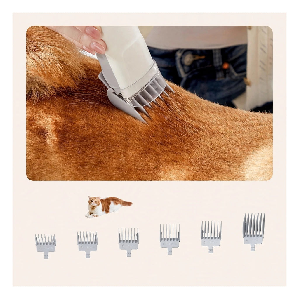 Grooming Vacuum 5-in-1 - 10000Pa Strong Suction - Professional Clippers for Dogs Cats and Other Animals