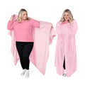 Wearable Blanket with Sleeves - Oversized Plus Size Fleece - One Size