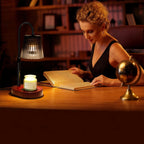 Aoibox Candle Warmer Lamp with Timer - Dimmable Electric Wickless Candle Warmer Light, Height Adjustable