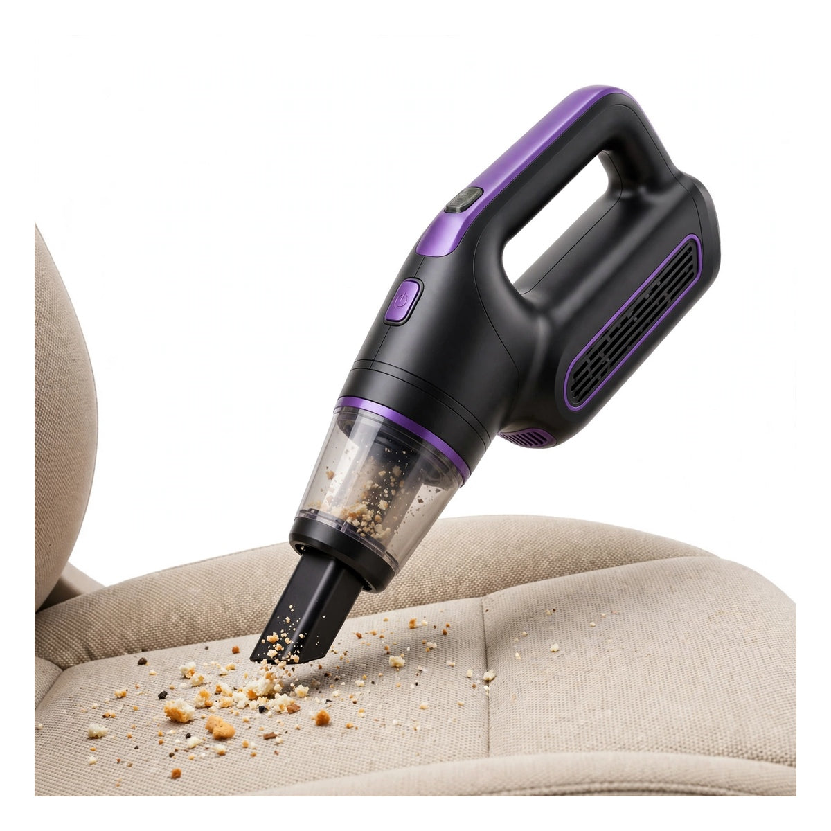 Wireless Handheld Car Vacuum Cleaner - Powerful Suction Mini Dust Collector - USB Charging Portable Vacuum for Car, RV, Home, Office & Kitchen