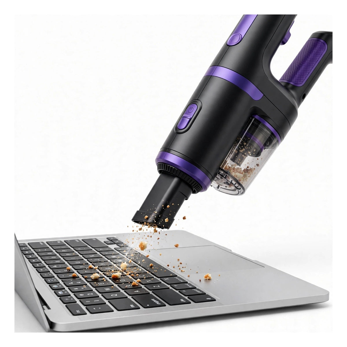 Wireless Handheld Car Vacuum Cleaner - Powerful Suction Mini Dust Collector - USB Charging Portable Vacuum for Car, RV, Home, Office & Kitchen