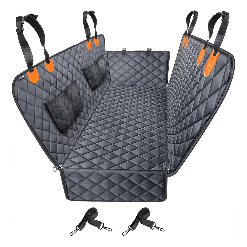 Dog Car Seat Cover - Pet Hammock - Side Flaps - Scratchproof - Non-Slip