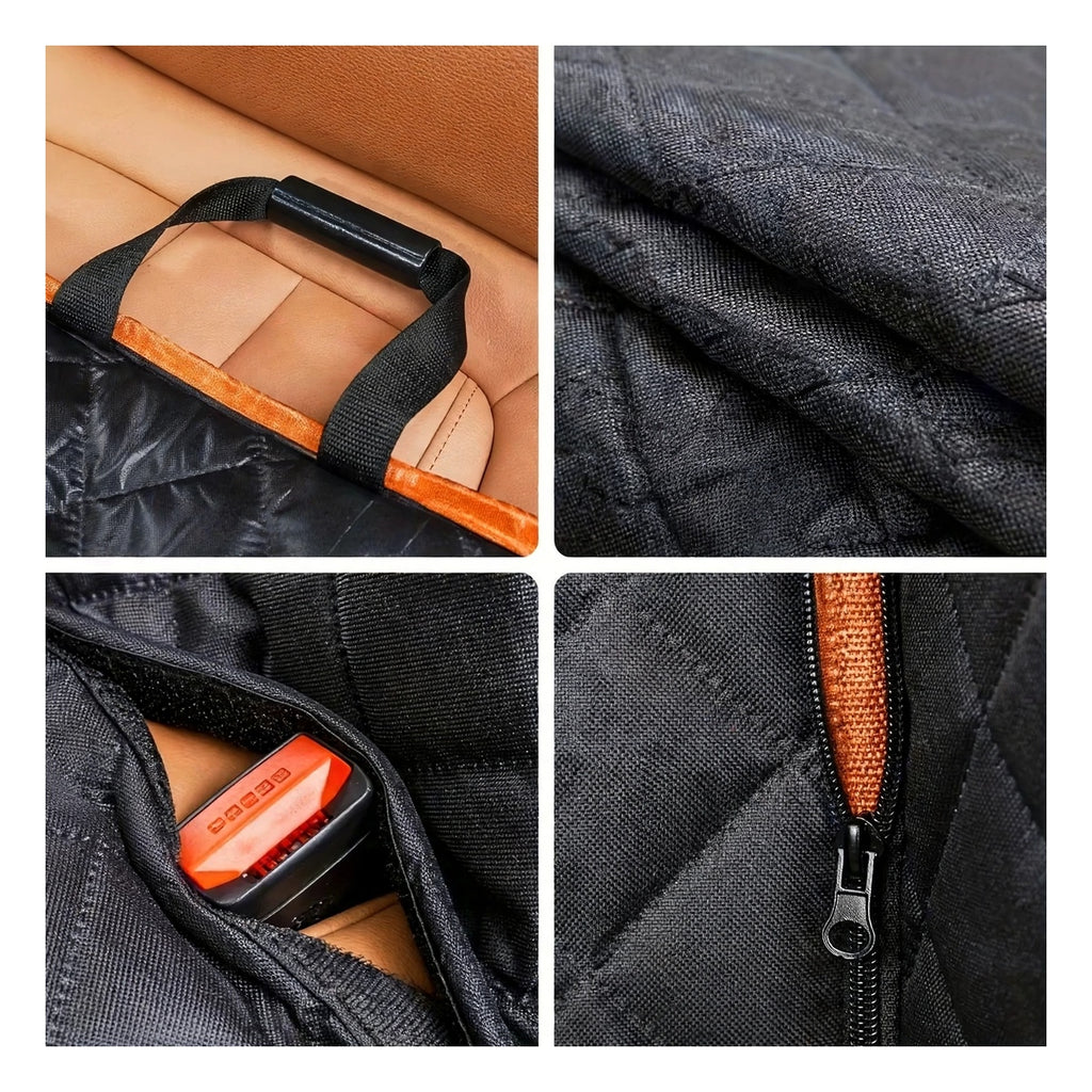 Dog Car Seat Cover - Pet Hammock - Side Flaps - Scratchproof - Non-Slip