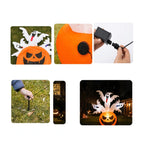 6FT Halloween Inflatable - 3 Ghosts in Pumpkin - LEDs - Yard Decor