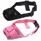 Mesh Dog Muzzle 2pcs - Breathable - Adjustable - Anti Chew