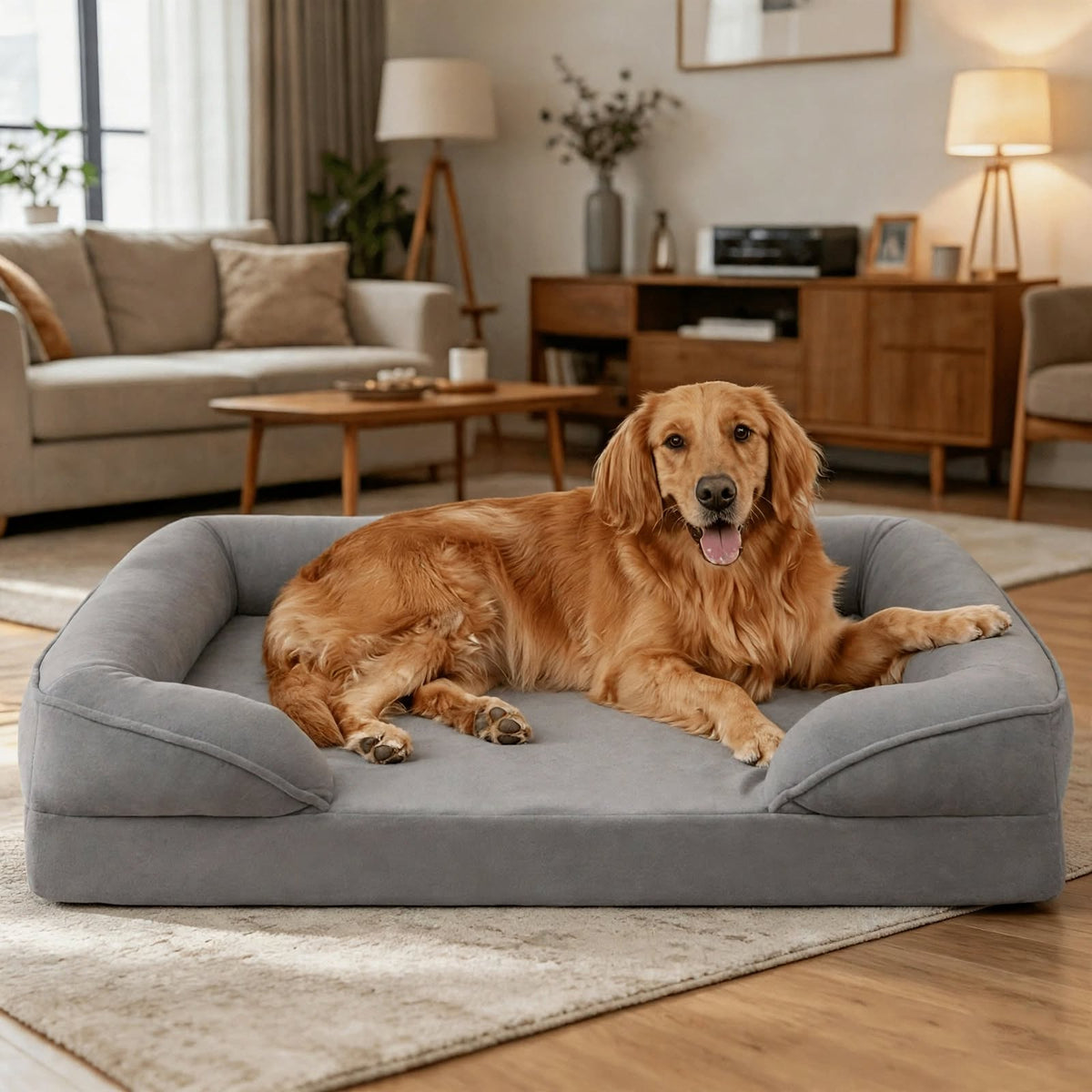 High Support Pet Sofa Bed - Orthopedic - Removable Washable