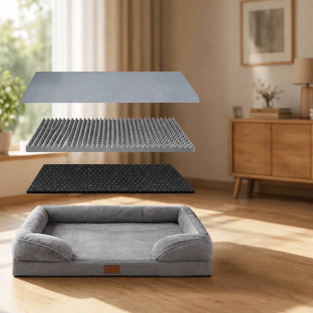 High Support Pet Sofa Bed - Orthopedic - Removable Washable