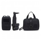 3Pcs Tactical Dog Harness Pouch Set - Molle Pouches + Bottle Holder