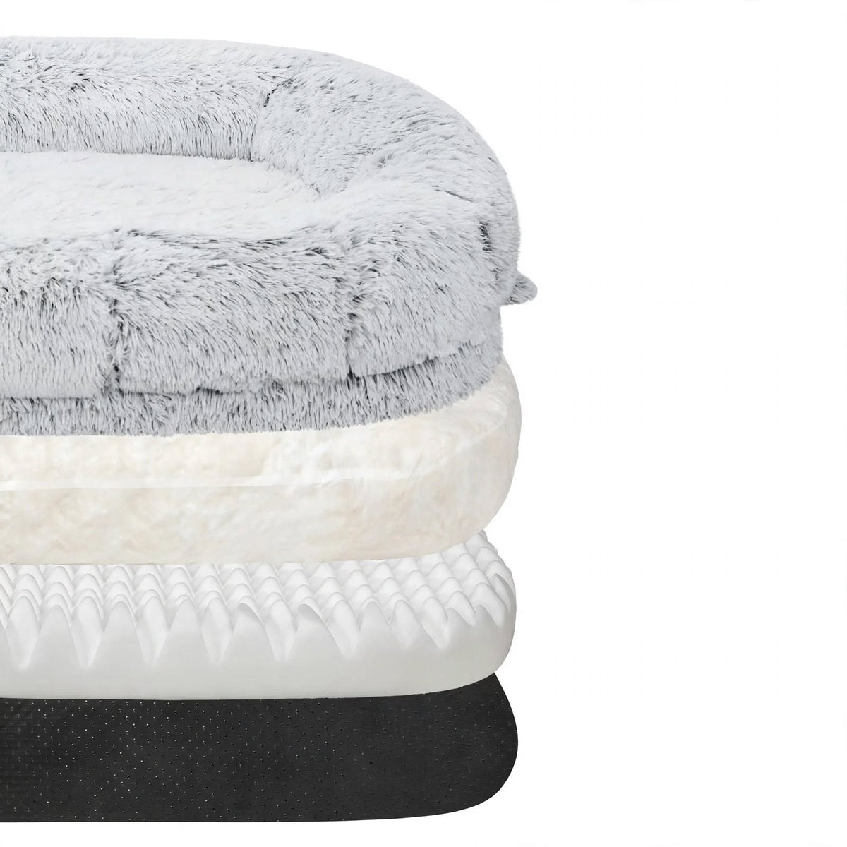 Human Dog Bed 76x46x10 - Comfy Human Size Dog Bed - High Density Memory Foam - Machine Washable Cover - Non-Slip Bottom