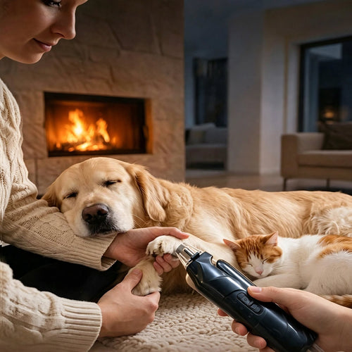 2-in-1 Pet Nail Clipper - Trimmer and Grinder - For Dogs and Cats