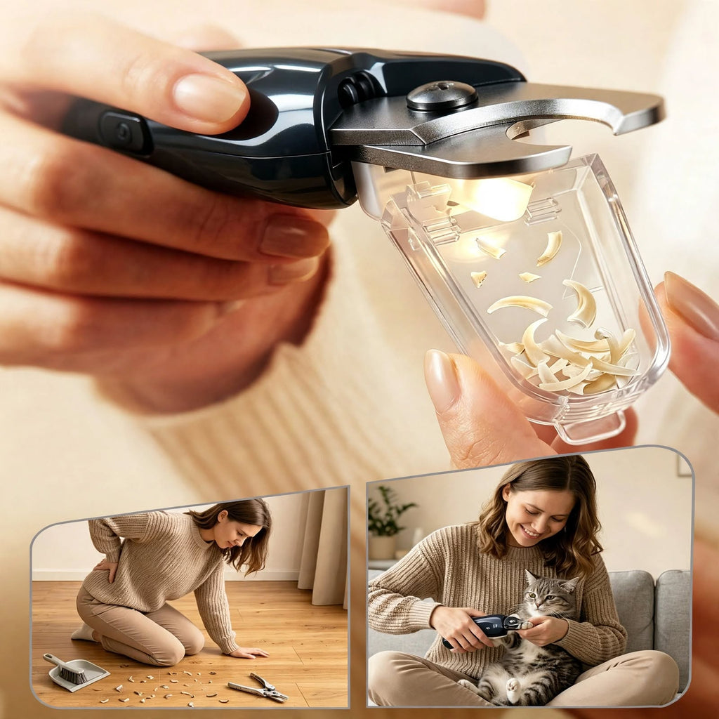 2-in-1 Pet Nail Clipper - Trimmer and Grinder - For Dogs and Cats