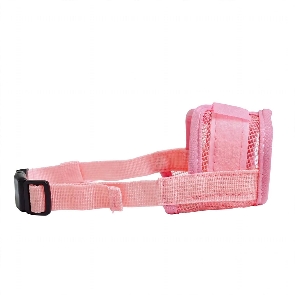 Mesh Dog Muzzle 2pcs - Breathable - Adjustable - Anti Chew