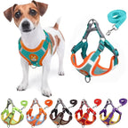 Reflective Dog Harness and Leash Set - Adjustable Breathable Vest