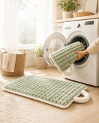 Machine Washable Dog Bed Mat - Plush Quilted - Portable