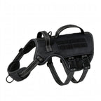 Tactical Dog Harness - No Pull Adjustable Reflective Vest - Large Dogs