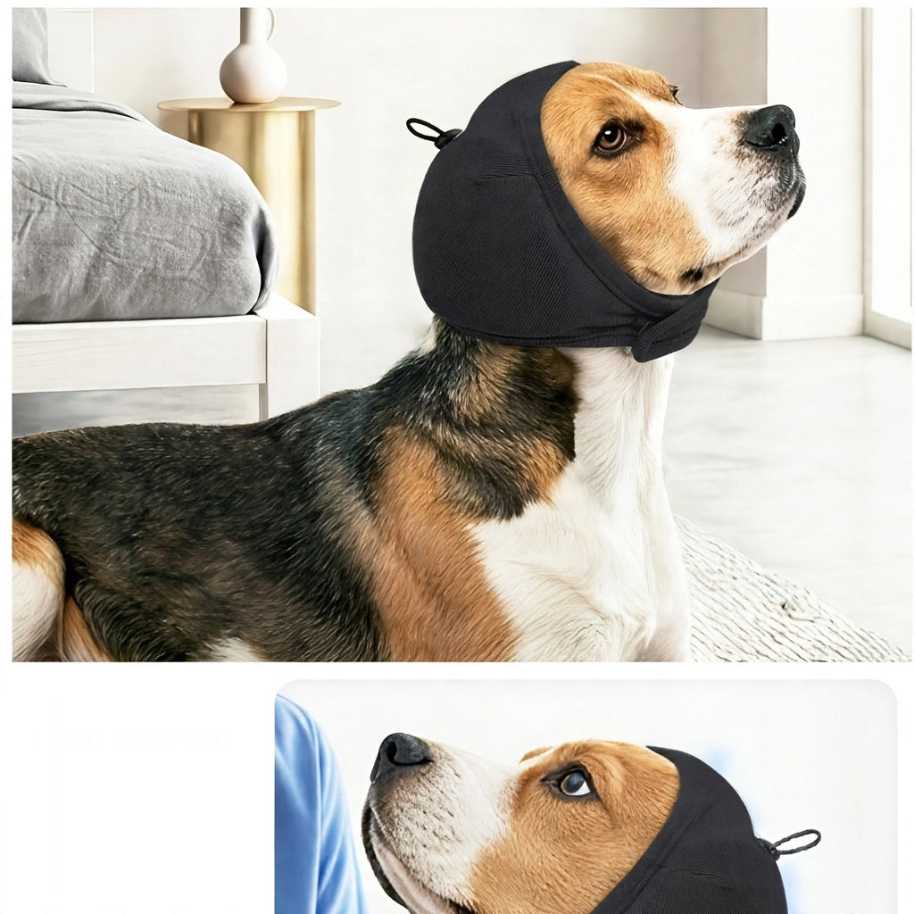 Dog Calming Hoodie - Noise Protection - Adjustable Ear Cover