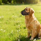 Soft Silicone Dog Muzzle - Adjustable Basket - Breathable - Black