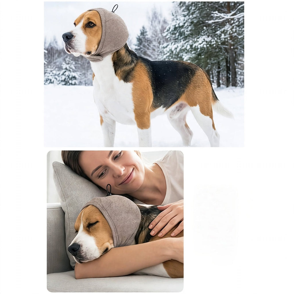 Dog Calming Hoodie - Noise Protection - Adjustable Ear Cover