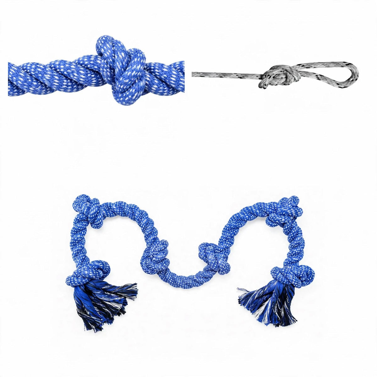 Large Dog Rope Toy - Heavy Duty Chew Toy for Aggressive Chewers