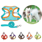 Reflective Dog Harness and Leash Set - Adjustable Breathable Vest