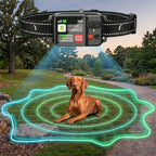 GPS Wireless Dog Fence - Adjustable Radius 49-6561 FT - No APP Needed