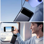 20000mAh Power Bank 20W Fast Charging - Built-in 4 Cables - USB-C