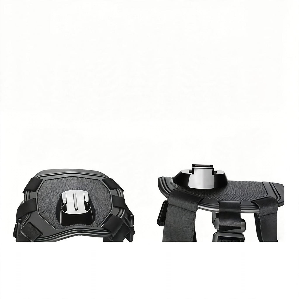 Dog Camera Mount Harness - Adjustable - Dual POV - For Small Large Dogs