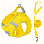 Reflective Dog Harness and Leash Set - Breathable Mesh - Adjustable