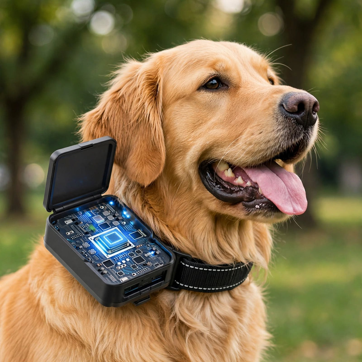 GPS Wireless Dog Fence - Adjustable Radius 49-6561 FT - No APP Needed