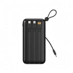 20000mAh Power Bank 20W Fast Charging - Built-in 4 Cables - USB-C