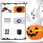 6FT Halloween Inflatable - 3 Ghosts in Pumpkin - LEDs - Yard Decor