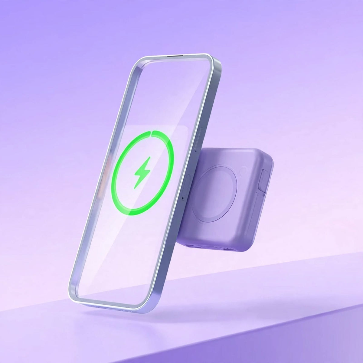 10000mAh Magnetic Power Bank - 22.5W PD Super Fast Charging - 15W Wireless - Built-in 2 Cables - Stand - Digital Display - Travel