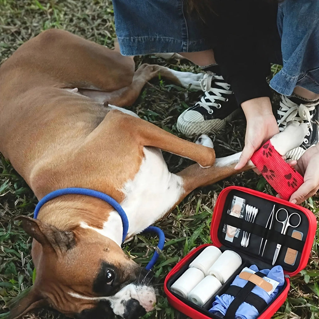 Pet First Aid Kit - Portable for Dogs and Cats