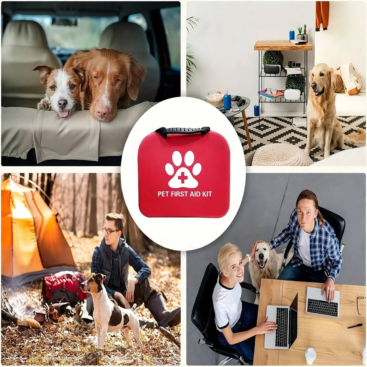 Pet First Aid Kit - Portable for Dogs and Cats