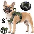 Tactical Dog Harness Vest - Reflective - Adjustable for Large Dogs