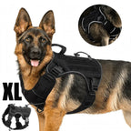 Tactical Dog Harness Vest - Reflective - Adjustable for Large Dogs