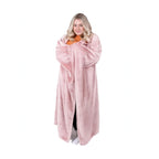 Wearable Blanket with Sleeves - Oversized Plus Size Fleece - One Size